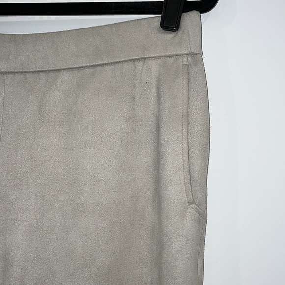 MARCCAIN Additions Sand Pull On Stretchy Faux Suede Leggings Pants size 10 - Picture 6 of 15